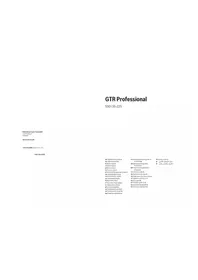 Notice BOSCH GTR 550 PROFESSIONAL Outil électrique