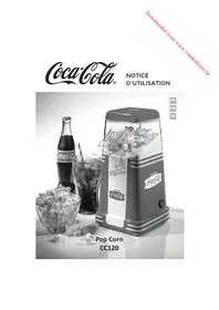 Notice COCA COLA POP CORN CC120 Autres appareil de cuisine