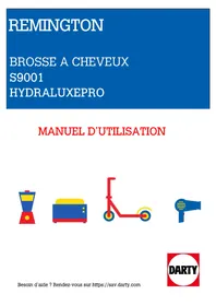 Notice REMINGTON HYDRALUXE PRO EC9001 Saç kurutma makinesi
