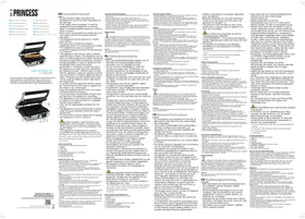 Notice PRINCESS DIGITAL GRILL MASTER PRO Pince pour croque monsieur