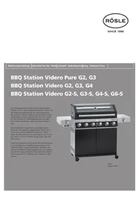 Notice Rösle VIDERO G4S VARIO Barbecue