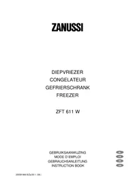 ZANUSSI ZFT 611 W - Vriezer