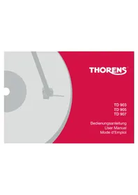 Notice THORENS TD 907 Platine_disque