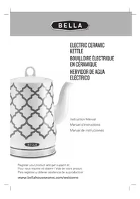 Notice BELLA 14152 Bouilloire