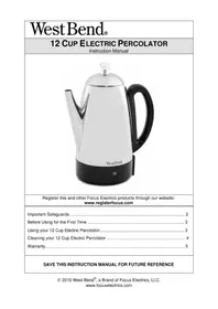 WestBend 54149 - Maquina de cafe