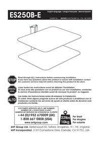 Notice AVF ES250BE Système hifi
