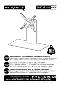 Notice AVF B201BBA Support TV
