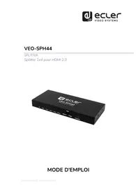 Notice Ecler VEOSPH44 Recepteur