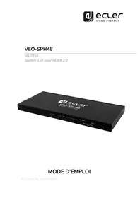 Notice Ecler VEOSPH48 Recepteur