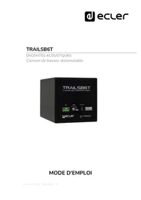 Notice Ecler TRAILSB6T Haut-parleur