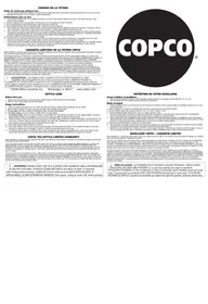 Notice Copco VIGOR Bouilloire électrique