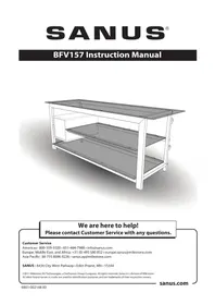 Notice SANUS BFV157 TV Stand