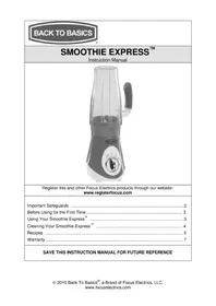 WestBend Smoothie Express Lifestyle SE3000 - Blender