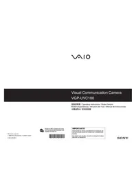 Notice SONY VGPUVC100 Altri accessori per computer