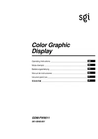 Notice SONY GDMFW9011 Altri accessori per computer