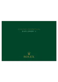 Notice Rolex EXPLORER II Montre