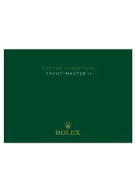 Notice Rolex YACHTMASTER II Montre