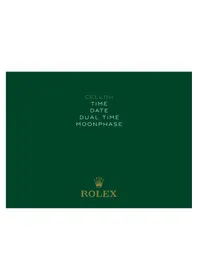 Notice Rolex CELLINI Montre