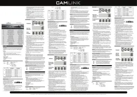 Notice CamLink OMEGA Chargeur de piles
