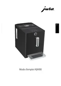 Notice JURA A100 Machine à café