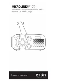 Notice ETON FR170 Radio