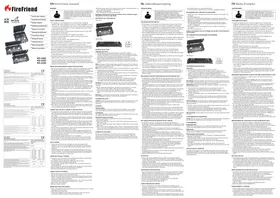 Notice FireFriend KO6584 Cuisinière