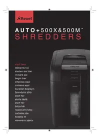 Notice Acco AUTO+ 500X Destructeur de document