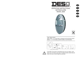 Notice Desq 2008 Détecteur de mouvements
