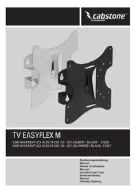 Notice Cabstone TV EASYFLEX M βάση για επίπεδη οθόνη