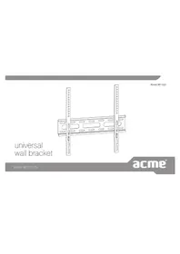 Notice Acme Made MT102S Support écran plat