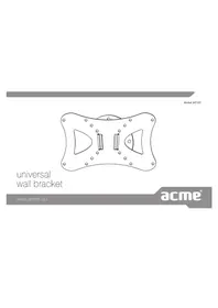Notice Acme Made MT107 Support écran plat