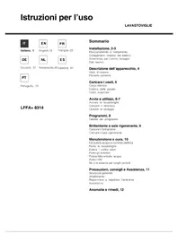 Notice HOTPOINT LFFA+ 8314 B EU Lave-vaisselle