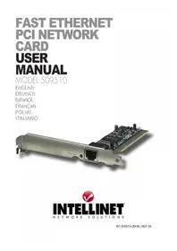 Notice Intellinet 509510 Carte réseau / adaptateur