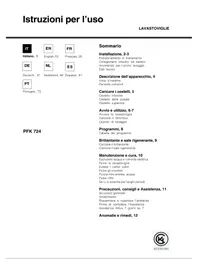 Notice HOTPOINT PFK 724X Lave-vaisselle