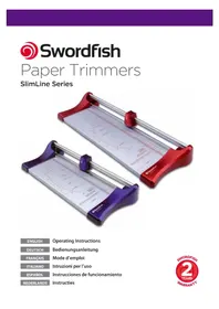 Notice Swordfish SLIMLINE Coupe-papier