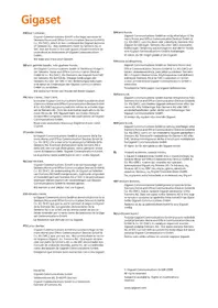 Notice GIGASET EUROSET 5005 Phone