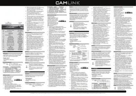 Notice CamLink DELTA 3 Chargeur de piles