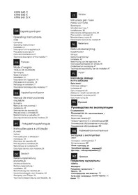 Notice HOTPOINT KRM 640 C Cuisinière