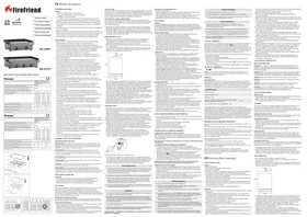 Notice FireFriend BQ6389F Barbecue