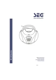 Notice SEG BB 1320 Lettore/registratore cd
