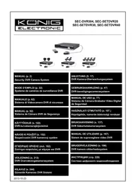 Notice KONIG SECDVR504 Enregistreur de voix