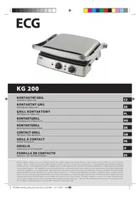 Notice ECG KG200 Barbecue