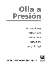 Notice BRA STAR Autocuiseur