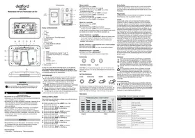 Notice Dexford WS 2300 Station Météo