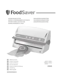 Notice FOODSAVER V3240 Confezionamento sottovuoto