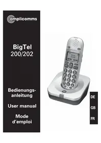Notice Amplicomms BIGTEL 202 Téléphone