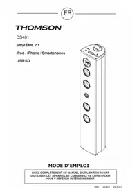Notice THOMSON DS401 Impianto Hi-Fi