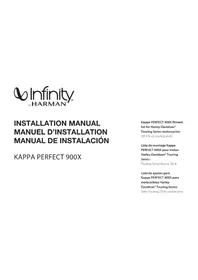 Notice INFINITY KAPPA PERFECT T900X Haut-parleur