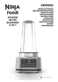 Notice NINJA FOODI POWER NUTRI 2 IN 1 CB100EU Blender