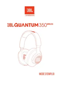 Notice JBL QUANTUM 350 WIRELESS Casque audio
